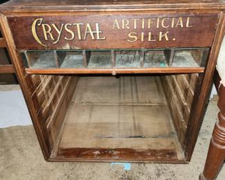 Vintage silk display case