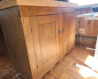 Dry sink with removable work top