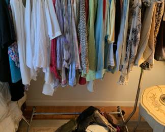 Women’s clothing (sizes M-L, shoes 10N)