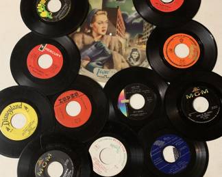 45s and LP book on record 1940s