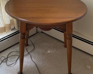Rock maple end table