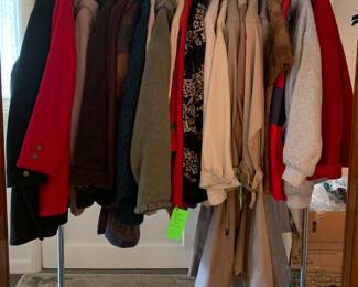 Women’s fall/winter/spring coats and jackets - most like new! Sizes 10-12, M-L.