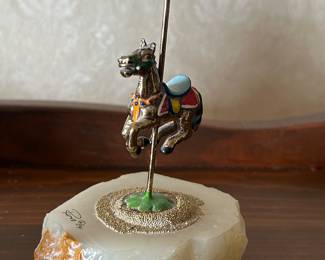 Ron Lee Carousel Horses.