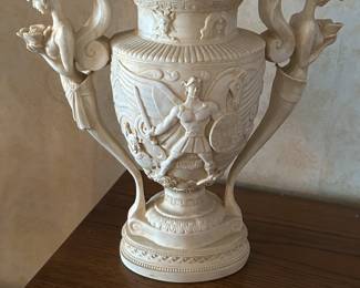 Limited edition Disney Hercules , Zeus vase, urn. Must see !!