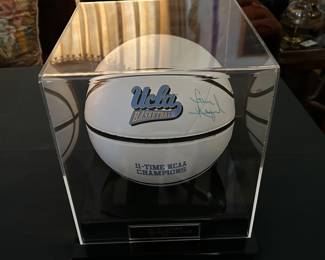 UCLA basketball autographed by Steve Alford.