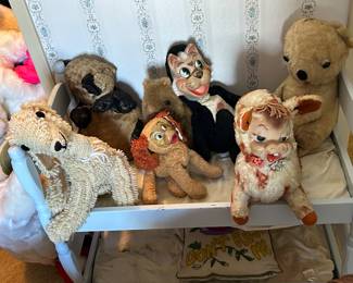 Vintage plush. Rushton and more.