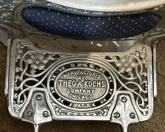 Theo A. Kochs vintage barber chair in exceleent condition.