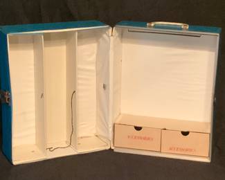 Interior of Barbie Doll trunk.