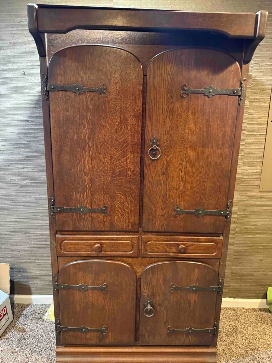 Vintage German Schrank Cabinet - 1 of 4.