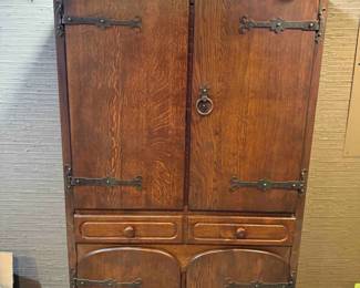 Vintage German Schrank Cabinet - 1 of 4.