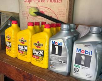Lots of new motor oil and coolant! 
