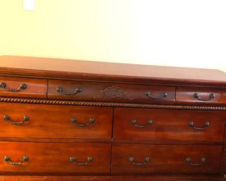 Dresser and mirror