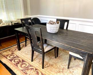 Farmhouse table and chairs