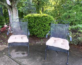 Iron outdoor furniture