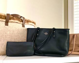 Coach and designer purses