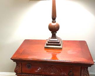 Nightstands and lamps