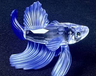 Swarovski Crystal Siamese Fighting Fish