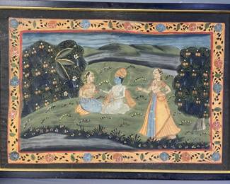 Pichwai Painting of Krishna & Radha