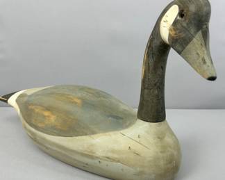 Richard Connolly Wooden Canada Goose Decoy