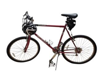 Red Specialized Hardrock Mountain Bike