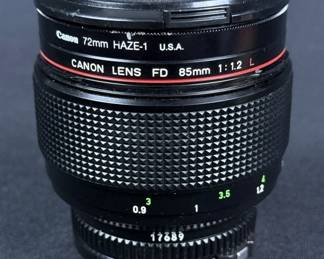 Canon FD 85mm f/1.2 L Manual Prime Lens