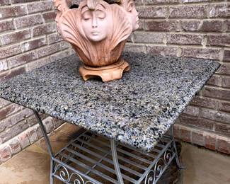 Marble top table