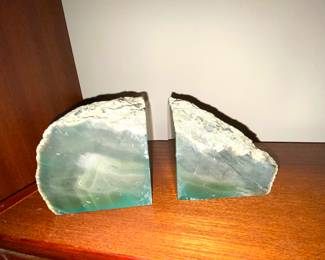 Gemstone bookends