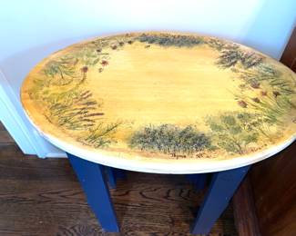 Small wood table