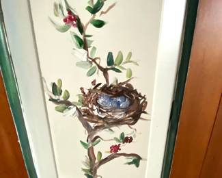 Art on cabinet