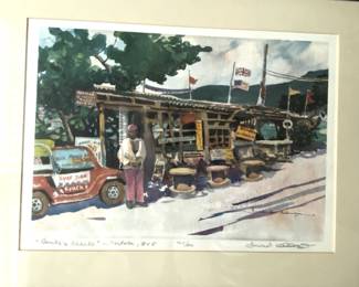 Signed artwork