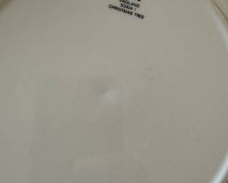 Spode Christmas Tree dinner plates 