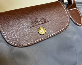 Longchamp Le Pliage Shoulder Tote Bag Gray