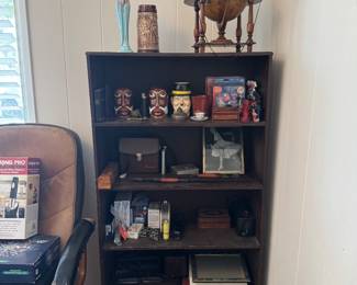 wooden shelf