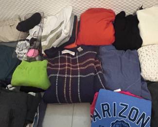 all types of different clothes!