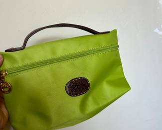 Longchamp Le Pliage Small Cosmetic Case Lime Green 