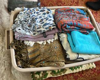 pashminas and scarves of all sorts!