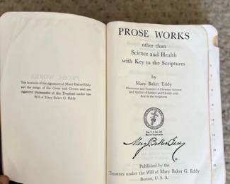 Prose works prose works other than science and health