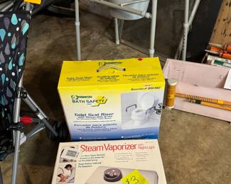 Steam Vaporizer, Toilet Seat Riser, Potty Chair
