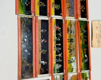 Magic lantern glass slides. Link: https://modestlambestatesales.hibid.com/