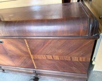 Cedar chest.