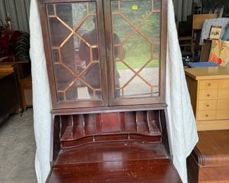 Mahogany secretary.