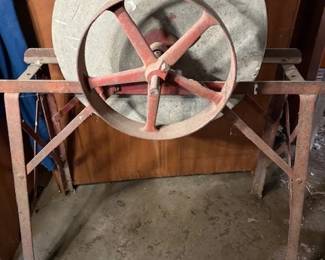 Sharpening wheel.