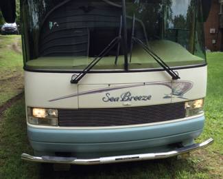 2000 National Sea Breeze Motorhome 1340, Class A, 34’ With Slide Out & 2 Turn Out Awnings, Motorhome Is Clean And In Good Running Condition. Gas Generator, Air Conditioner, Levelers, Double Door Refrigerator, Backup Camera, 2 Flat Screen Televisions, Convection Microwave & 3 Burner Range, Shower W Small Tub. 50,694 Miles, Triton V10 engine