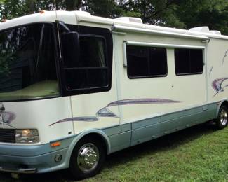 2000 National Sea Breeze Motorhome 1340, Class A, 34’ With Slide Out & 2 Turn Out Awnings, Motorhome Is Clean And In Good Running Condition. Gas Generator, Air Conditioner, Levelers, Double Door Refrigerator, Backup Camera, 2 Flat Screen Televisions, Convection Microwave & 3 Burner Range, Shower W Small Tub. 50,694 Miles, Triton V10 engine