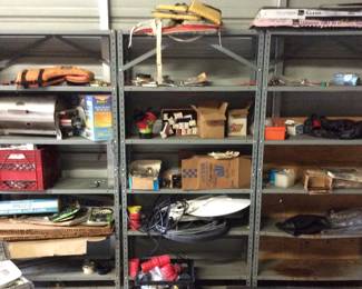 METAL SHELVING, CAMPING & MOTORHOME ACCESSORIES
