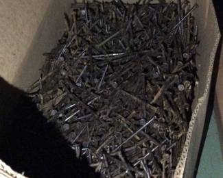 BOX OF FRAMING NAILS