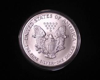 Silver Eagle Dollar 1992