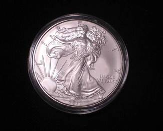 Silver Eagle Dollar 2012