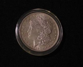 Morgan Silver Dollar 1904 - O