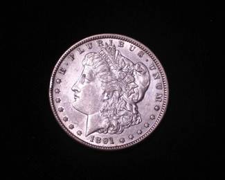 Morgan Silver Dollar 1891 - CC
